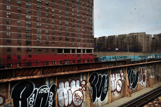 Buildings in Harlem.