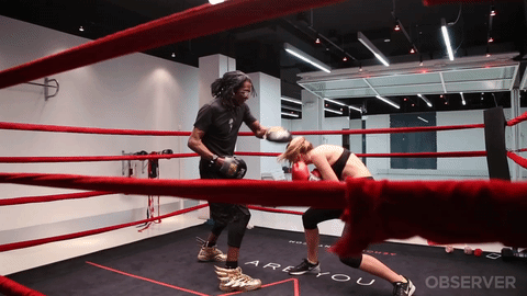 Bridget Malcolm in the ring (Photo: Kaitlyn Flannagan/Observer). 