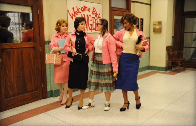 The new but not improved Pink Ladies of Grease Live!