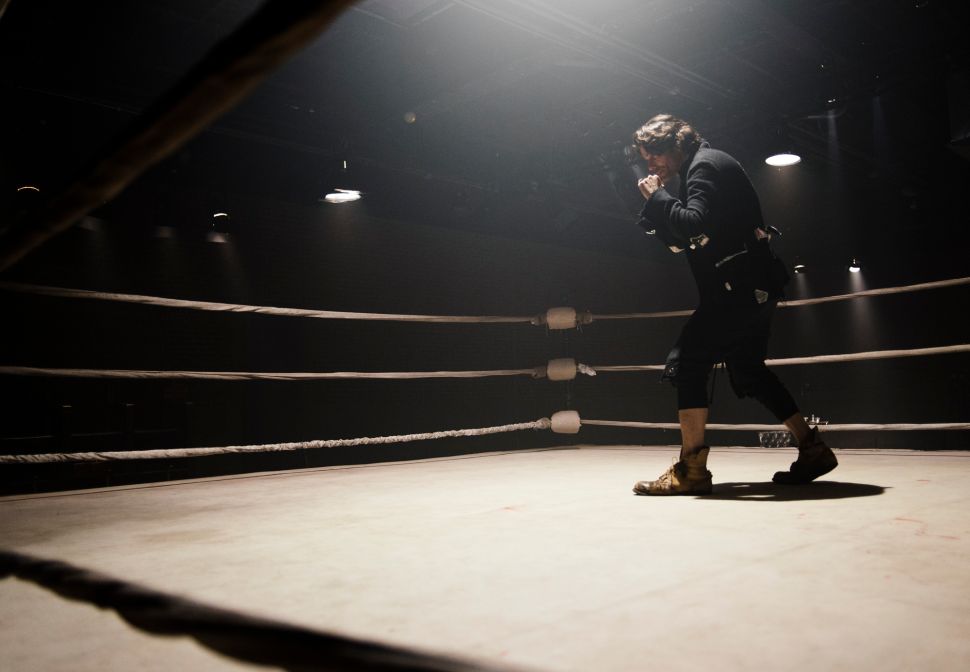 Greg Lauren in his boxing ring (Photo: BFA).