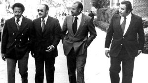 David Dinkins, Percy Sutton, Basil Paterson and Charles Rangel.