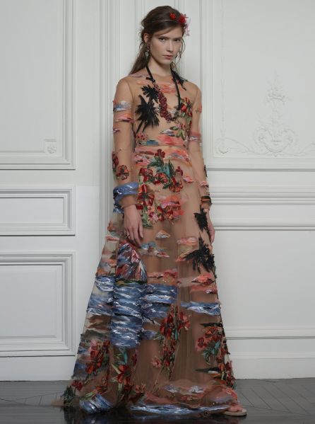 A vacation, in the form of a dress (Photo: Courtesy Valentino).