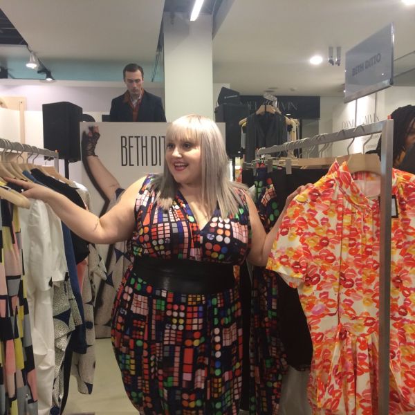 Beth Ditto at the launch of her clothing line