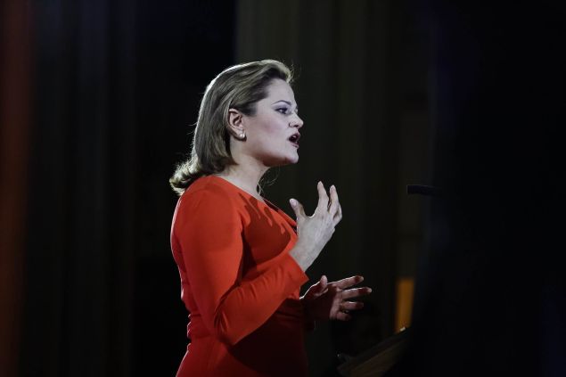 Council Speaker Melissa Mark-Viverito delivering her State of the City Speech today.