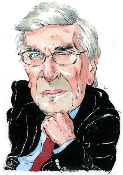 Illustration of actor Martin Landau