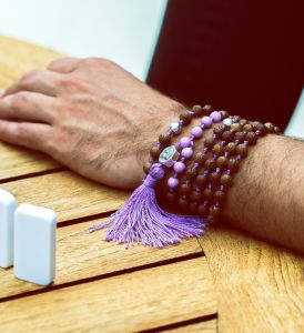 The heritage mala necklace.
