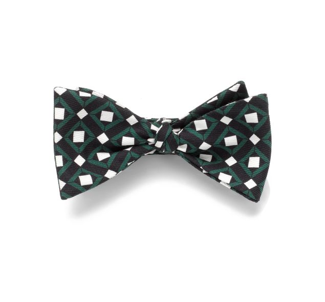 Mark/Giusti London “Bring Back Time” Mosaic Bow Tie, about $73, Markgiusti.com