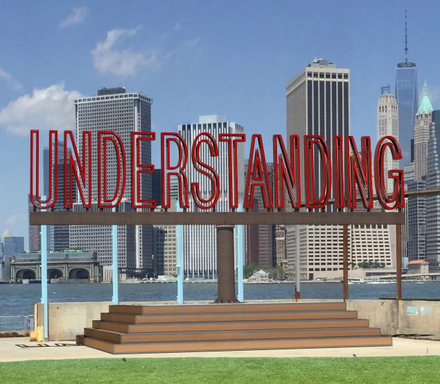 Martin Creed, Work No. 2630 UNDERSTANDING, (2016).