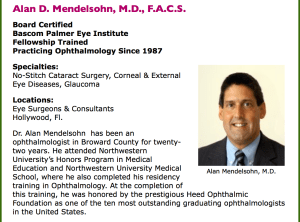 Dr. Alan Mendelsohn.