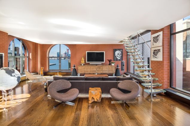 Now that's what we call exposed brick. (PHOTO: Courtesy Douglas Elliman)