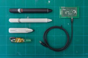 Prototypes of the pen. (Photo: Local Projects)