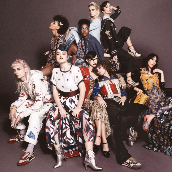 How many notable celebrities and models can you spot in this picture? (Photo: Courtesy Marc Jacobs).