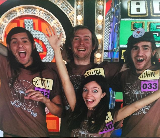 Though Quilt wasn't selected to take the stage on The Price is Right, they still had a blast.