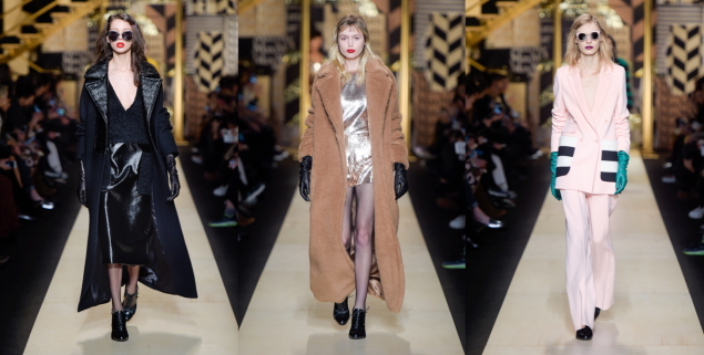 Great coats and bright colors at Max Mara