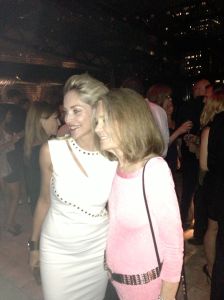 Sharon Stone and Gloria Steinem at the premiere of 'Lovelace' in July 2013. (Photo: New York Observer)
