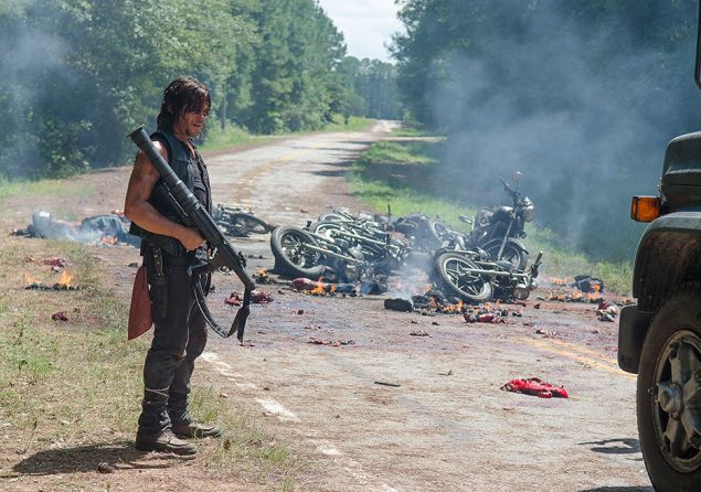 Norman Reedus in The Walking Dead. 