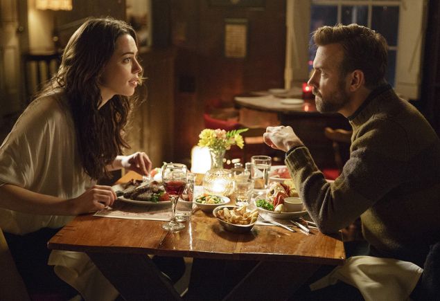 Rebecca Hall and Jason Sudekis, in Tumbledown. PHOTO: Starz Digital
