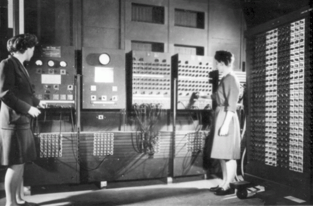 Betty Jean Jennings and Fran Bilas, two of the women who programmed ENIAC. (Photo: Google Commons)