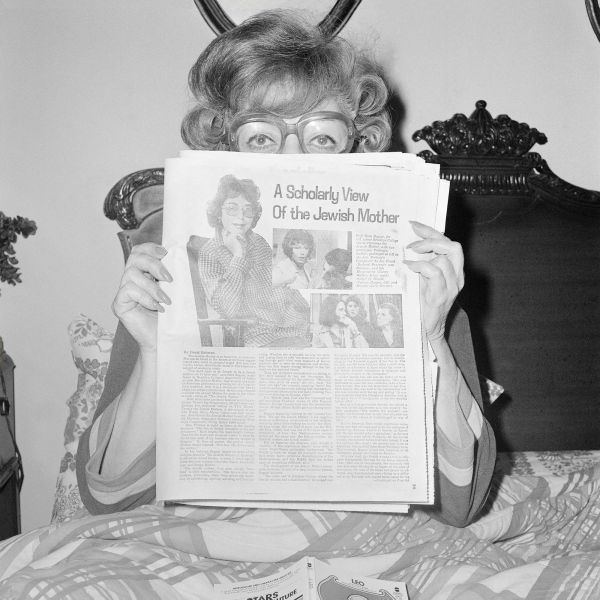 "Mom Reading A Scholarly View of the Jewish Mother, Thanksgiving 1978"
