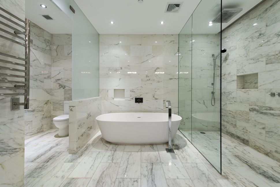 The master bath