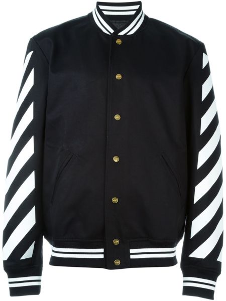 Off-White Striped Varsity Jacket, $1,060, Farfetch.com
