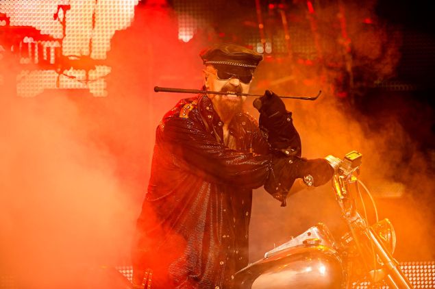 Mr. Halford arrives for work.