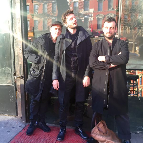 Moderat on Avenue A outside East Village Radio