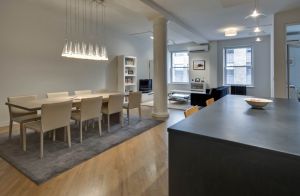 A sleek Tribeca loft was Ms. Turner's abode of choice.