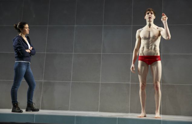 Zoe Winters and Alex Breaux in Red Speedo.