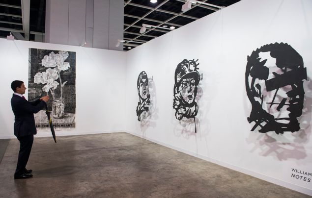 William Kentridge at Goodman Gallery, Johannesburg and Capetown. Galleries sector, Art Basel in Hong Kong 2016.