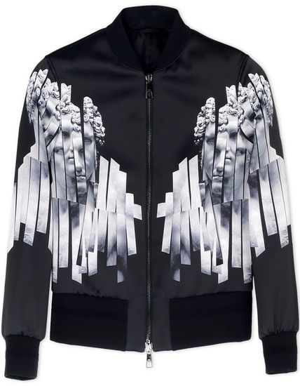Neil Barrett Statue Print Bomber, $1,858, TheCorner.com