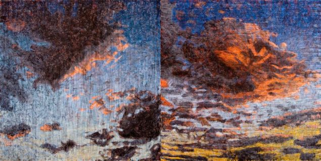 Jennifer Bartlett, Amagansett Diptych #2, 2007-2008.