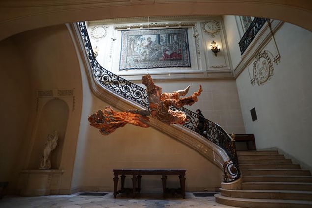 Charles Simonds, Mental Earth, 2003. Installation at the Institute of Fine Arts.