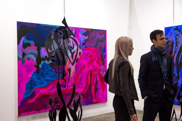 Mira Dancy at Night Gallery, Los Angeles. Discoveries sector, Art Basel in Hong Kong 2016.