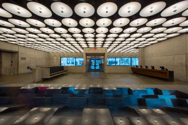 The lobby of the Met Breuer.