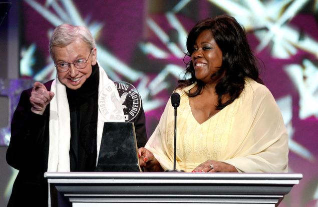 Roger and Chaz Ebert.