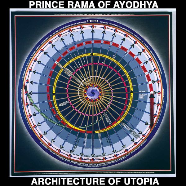 Prince Rama teamed up with Paul Laffoley to interpret his artwork on 2010's "The Architecture of Utopia"