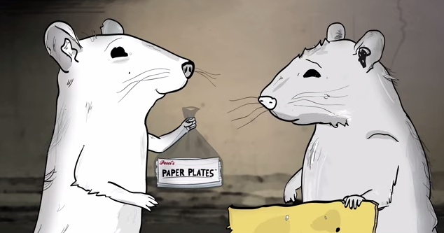 Two rats (voiced by Phil Matarese and Mike Luciano) in Animals.