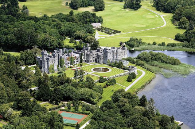 Ashford Castle grounds.