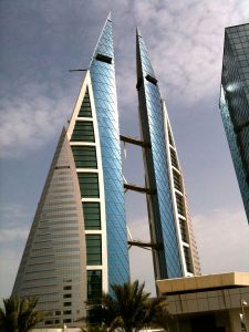 The Bahrain World Trade Center.