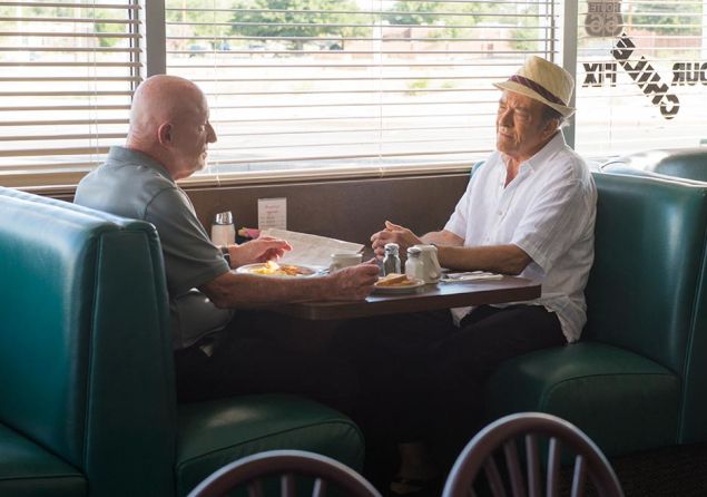 Jonathan Banks and Mark Margolis in Better Call Saul.