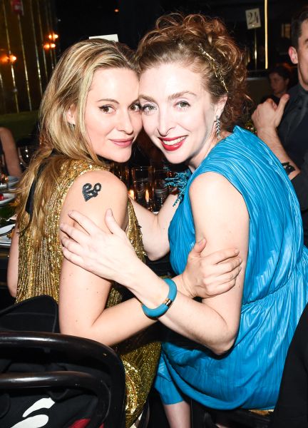 From left: Aimee Mullins and Rachel Feinstein.
