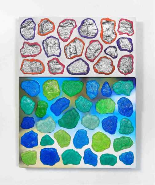 Bickerton's 'Wall Wall Diptych No. 6 (With Beach)'
