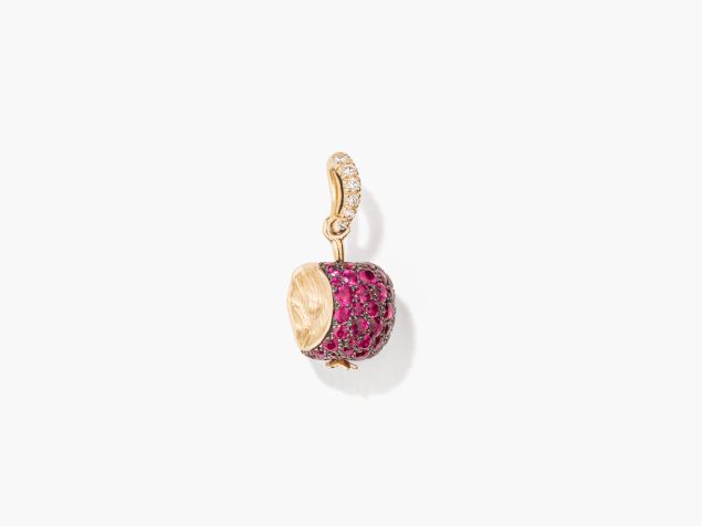 Bitten Apple Charm