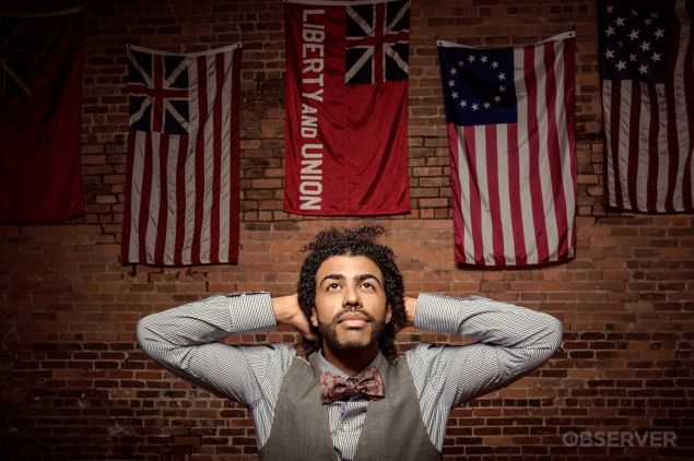 Actor/rapper Daveed Diggs of Hamilton, shot on location at Fraunces Tavern Museum.