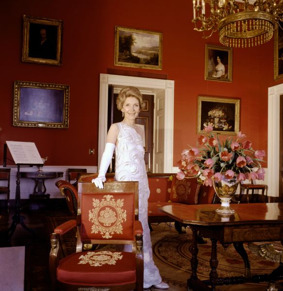 Nancy Reagan. This photo was selected for the collection before her passing.