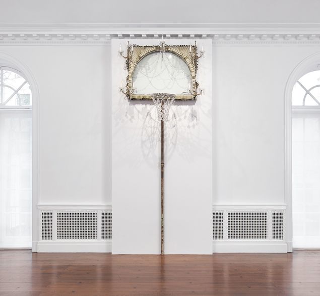 David Hammons, Basketball Chandelier, 1997.