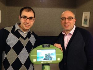 Potoboics CEO, David Goldstein and co-founder Baruch Goldstein.