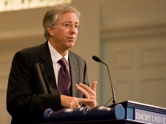 Dennis Ross speaks at Emory University.
