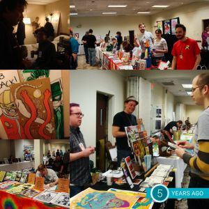 S.P.A.C.E. underground press show in Columbus, Ohio.